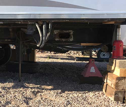 RV Slide Arm After Removal